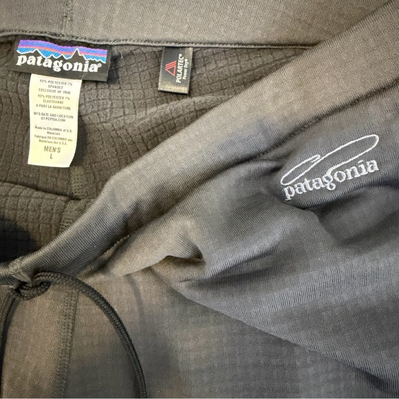 Vintage Patagonia Polartec grey fleeced lined pants Size L. - Picture 5 of 6